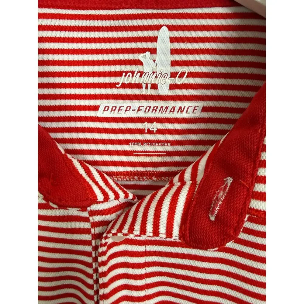 Johnnie-O Prep-Formance Striped Polo Shirt